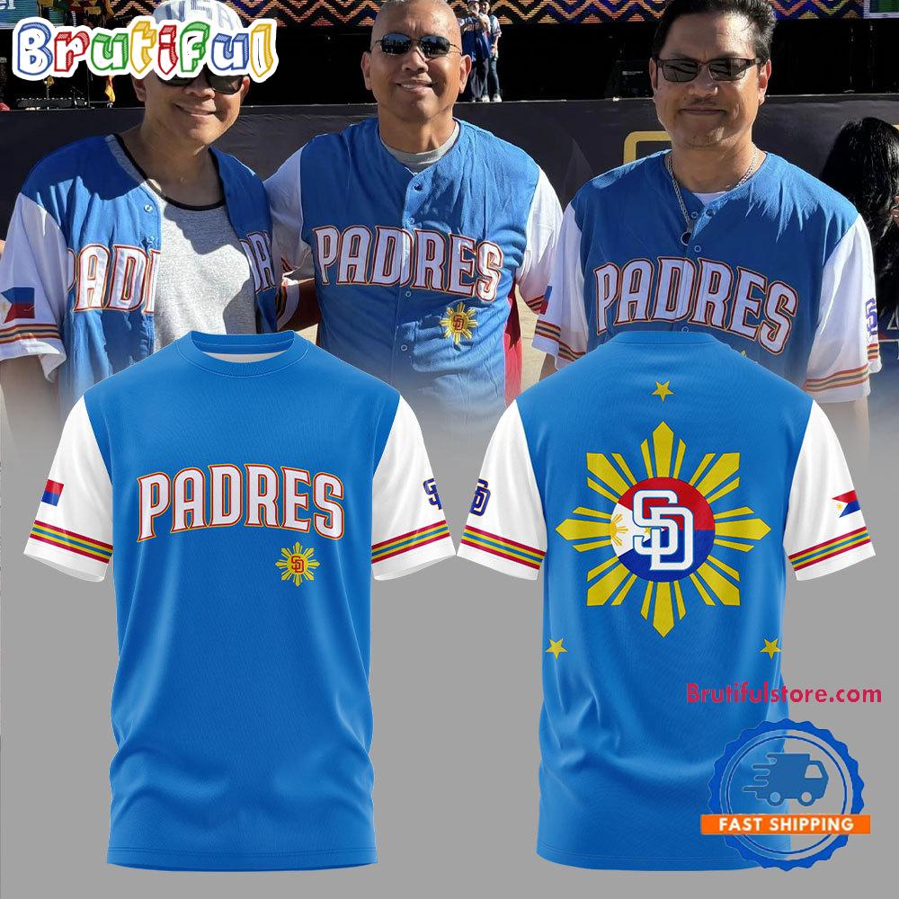 San Diego Padres Filipino Heritage Night 3D Shirt