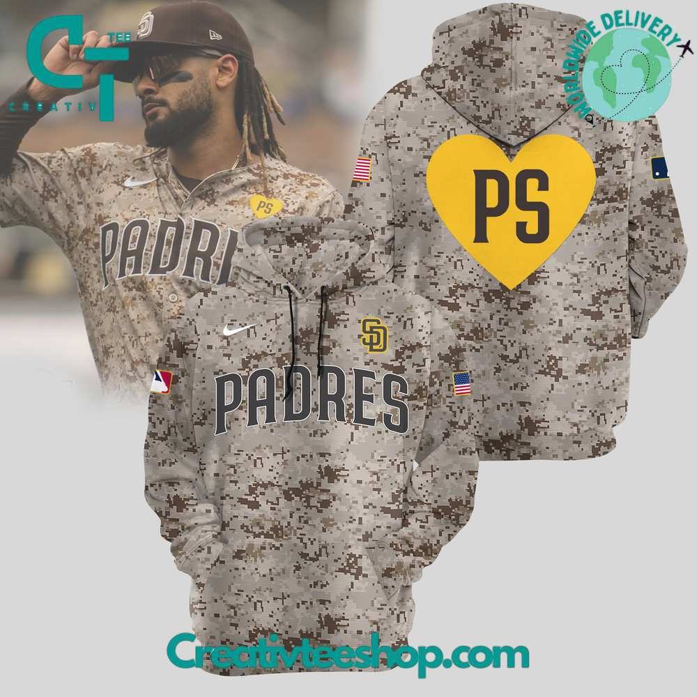 San Diego Padres Military Camo Hoodie