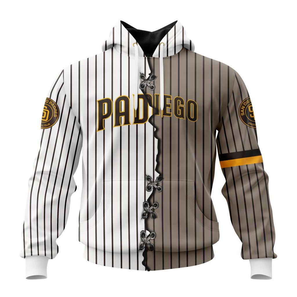 San Diego Padres Personalized Mix Jersey Hoodie Gift For Sport Music Fans