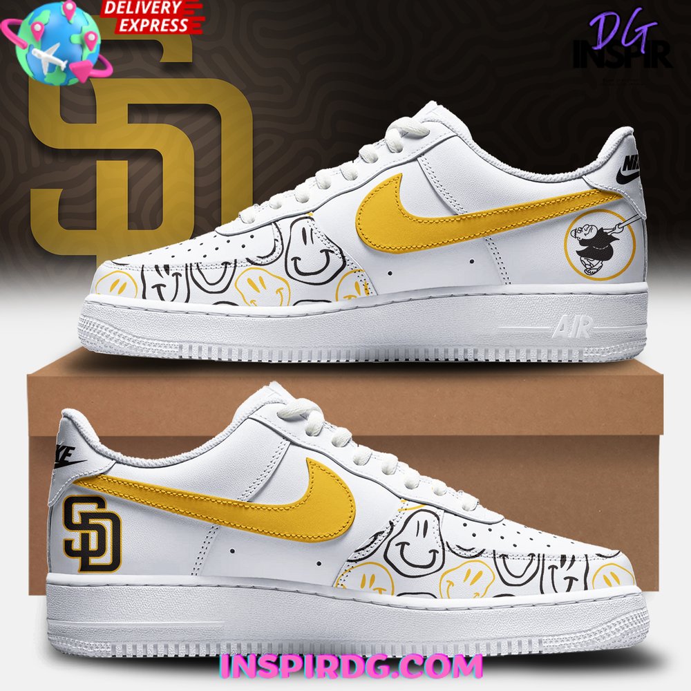 San Diego Padres Smile Air Force 1