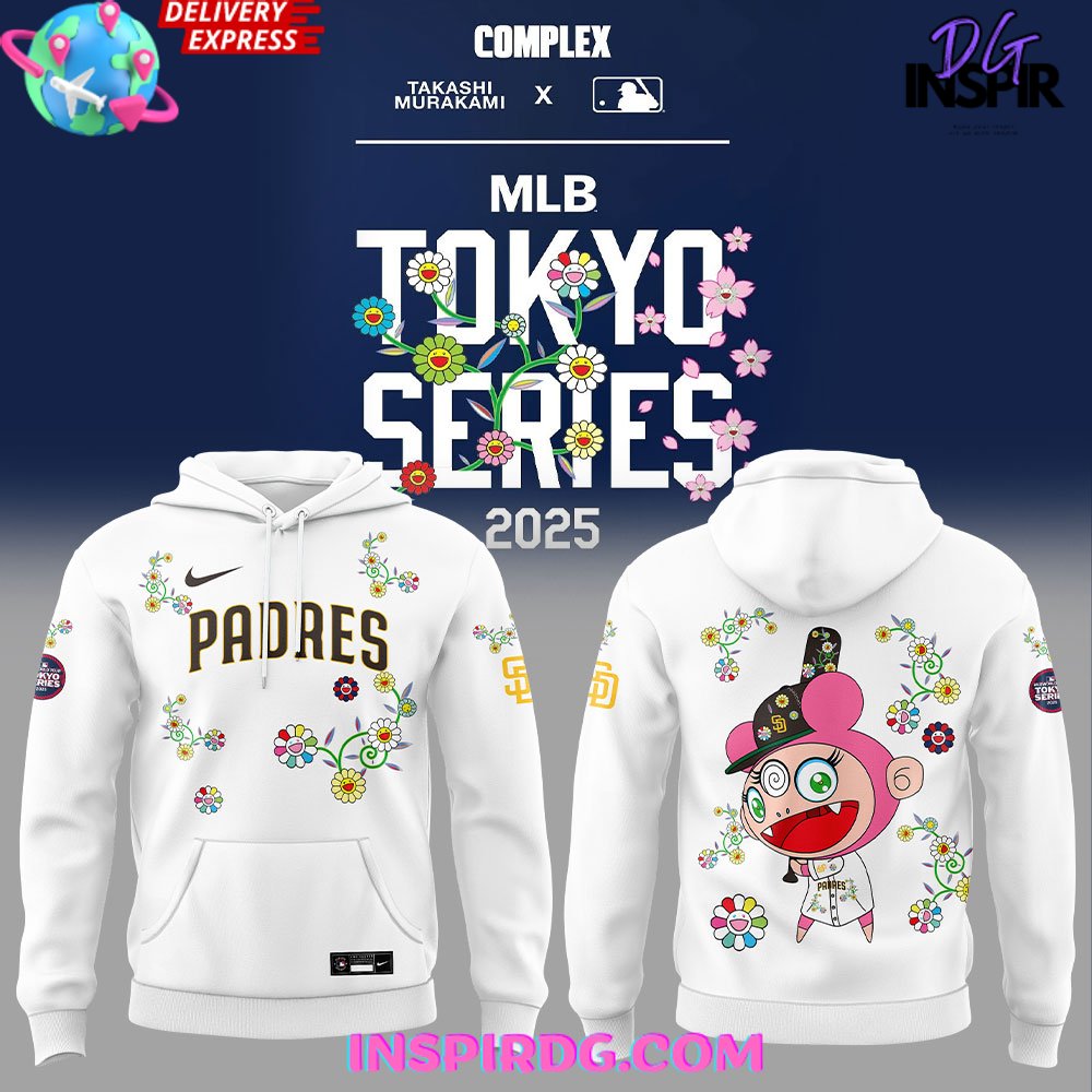 San Diego Padres Takashi Murakami x MLB World Tour Tokyo Series 2025 Hoodie Gift For Sport Music Fans