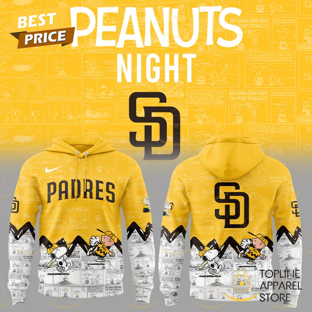 San Diego Padres x Peanuts Night 75th Anniversary Hoodie Gift For Sport Music Fans