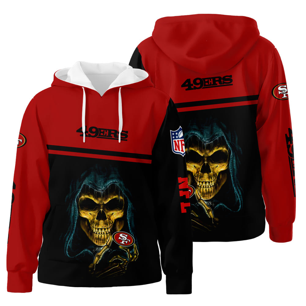 San Francisco 49ers 3D All Over Print Hoodie Zip-Up Hoodie
