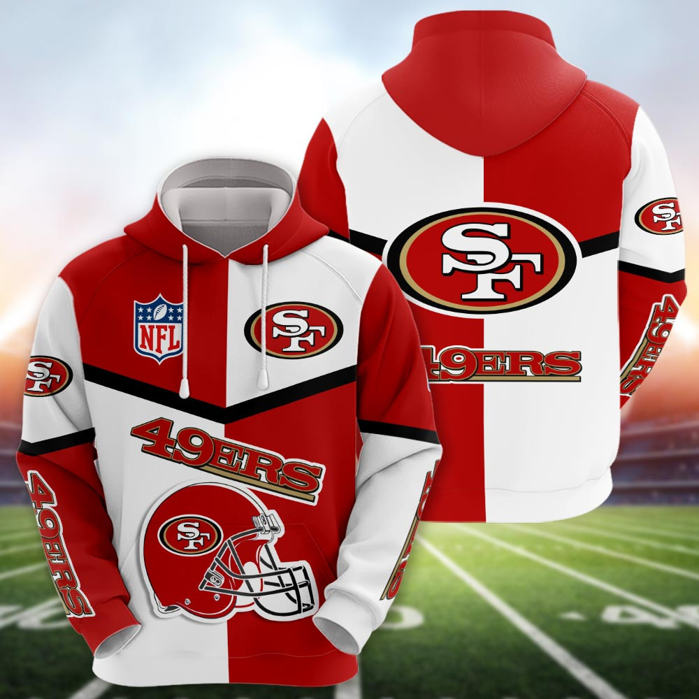 San Francisco 49ers 3D printed Sweatshirt Hoodie Zipped Hoodie