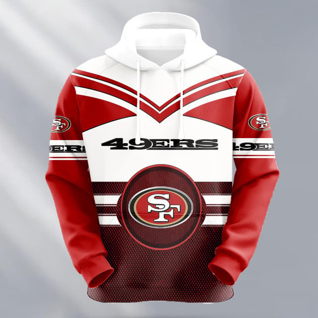 San Francisco 49ers Logo NFL 3D Hoodie Version 187