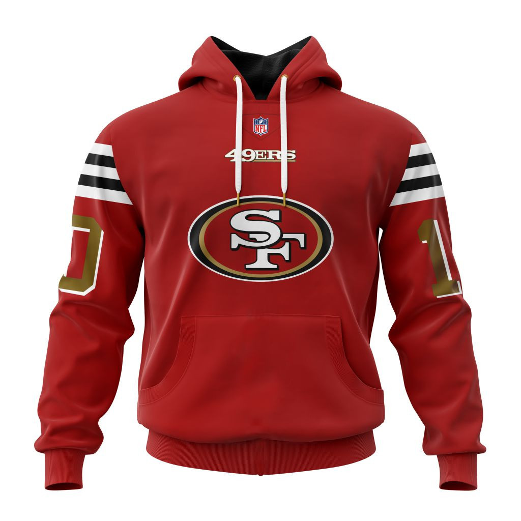 San Francisco 49ers Specialized Design Personalized Letters Number V24101201 Hoodie