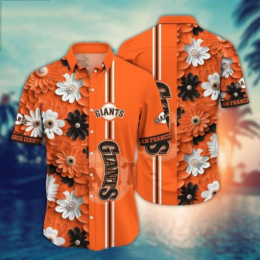 San Francisco Giants Bold Floral Aloha Hawaiian Shirt for Men And Women Gift For Sport Music Fans