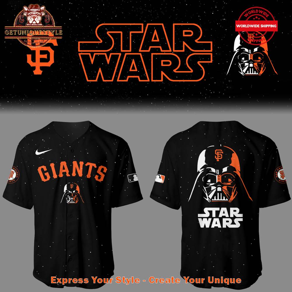 San Francisco Giants MLB x Star Wars Night 2025 Baseball Jersey