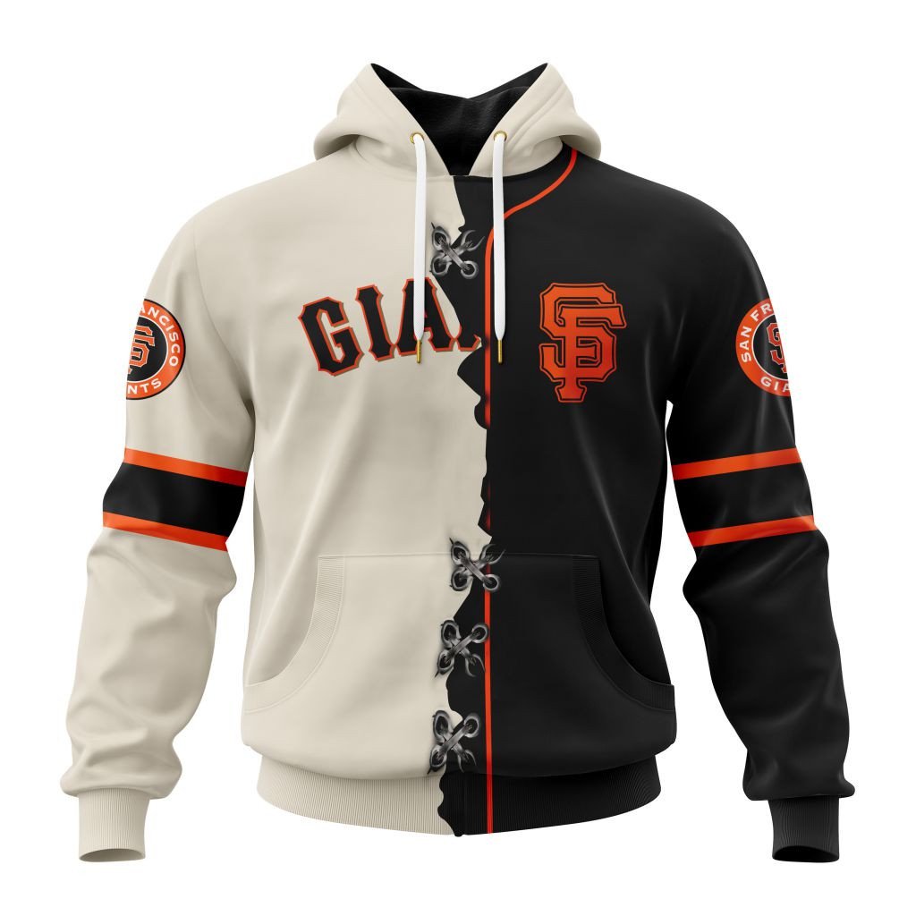 San Francisco Giants Personalized Mix Jersey Hoodie Gift For Sport Music Fans