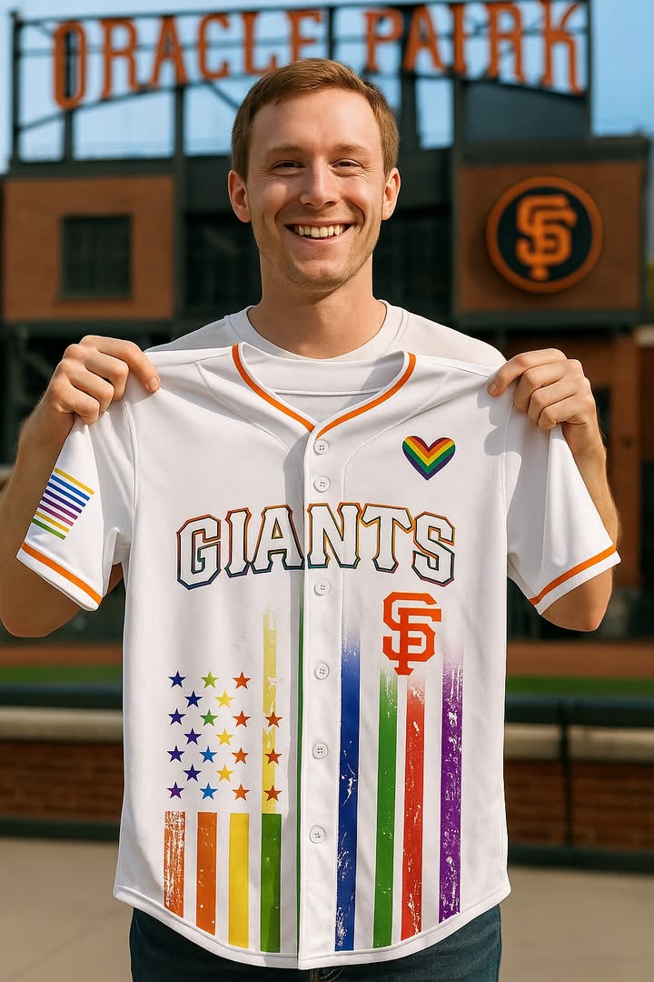San Francisco Giants Pride Month White Jersey Giants Merch Gift Ideas For Baseball Players