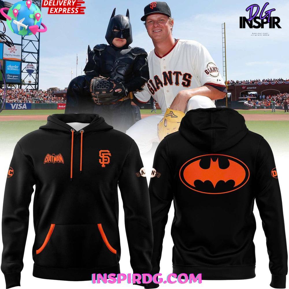 San Francisco Giants x Batman DC Special Hoodie Premium Merchandise