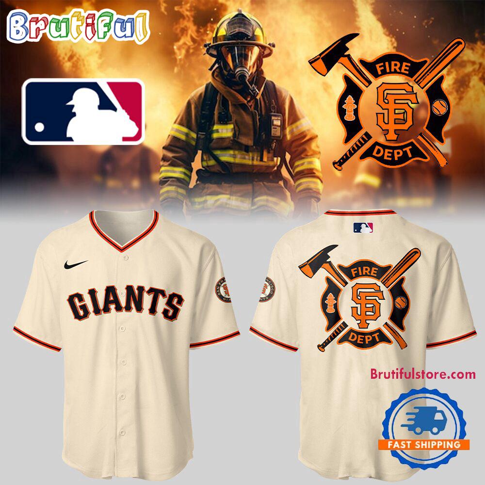 San Francisco Giants x Firefighter Appreciation Night Jersey Shirt