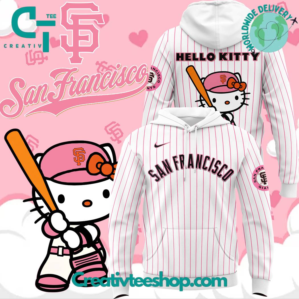 San Francisco Giants x Hello Kitty Stripes Hoodie