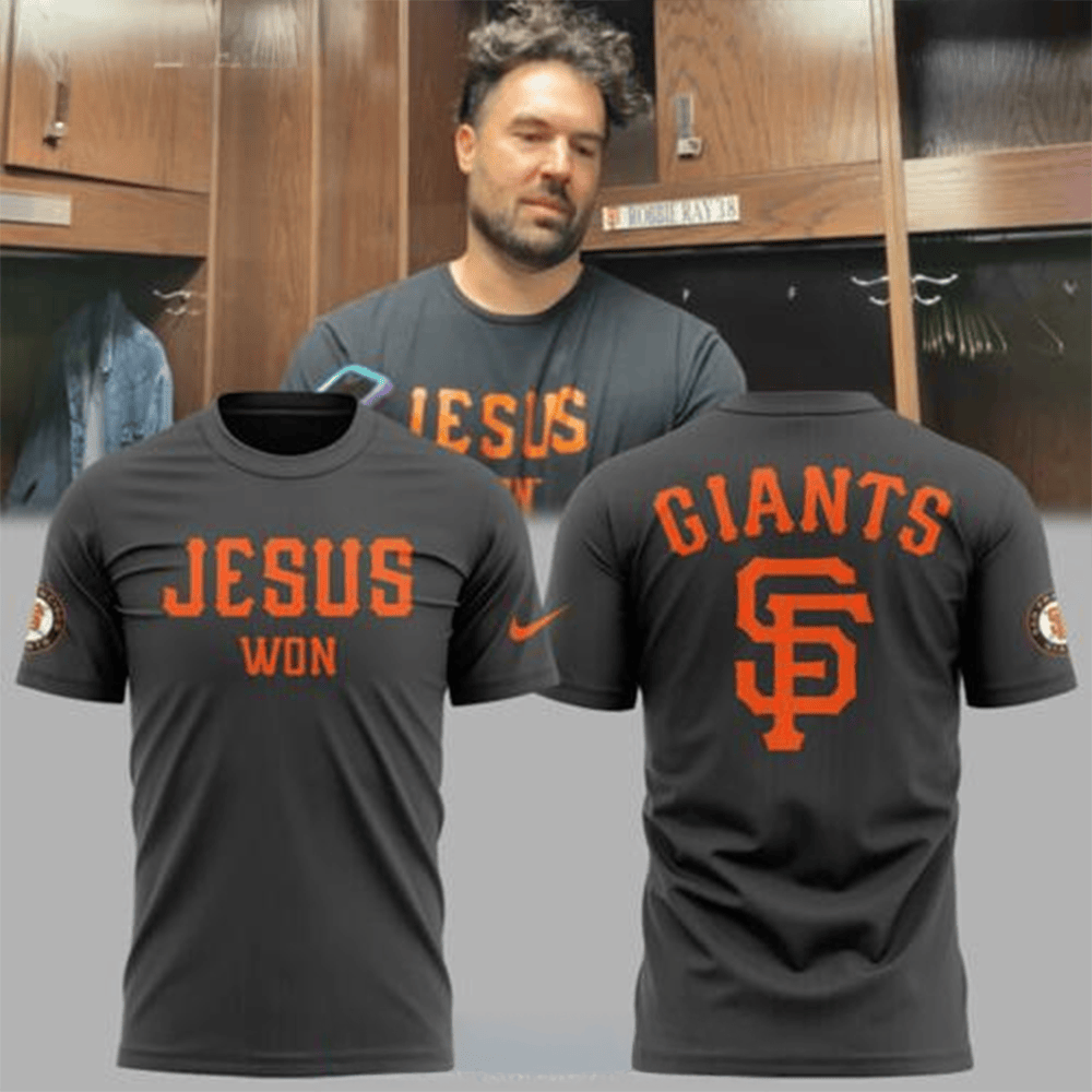San Francisco Giants x Jesus Won 2025 T-Shirt San Francisco Giants Merch