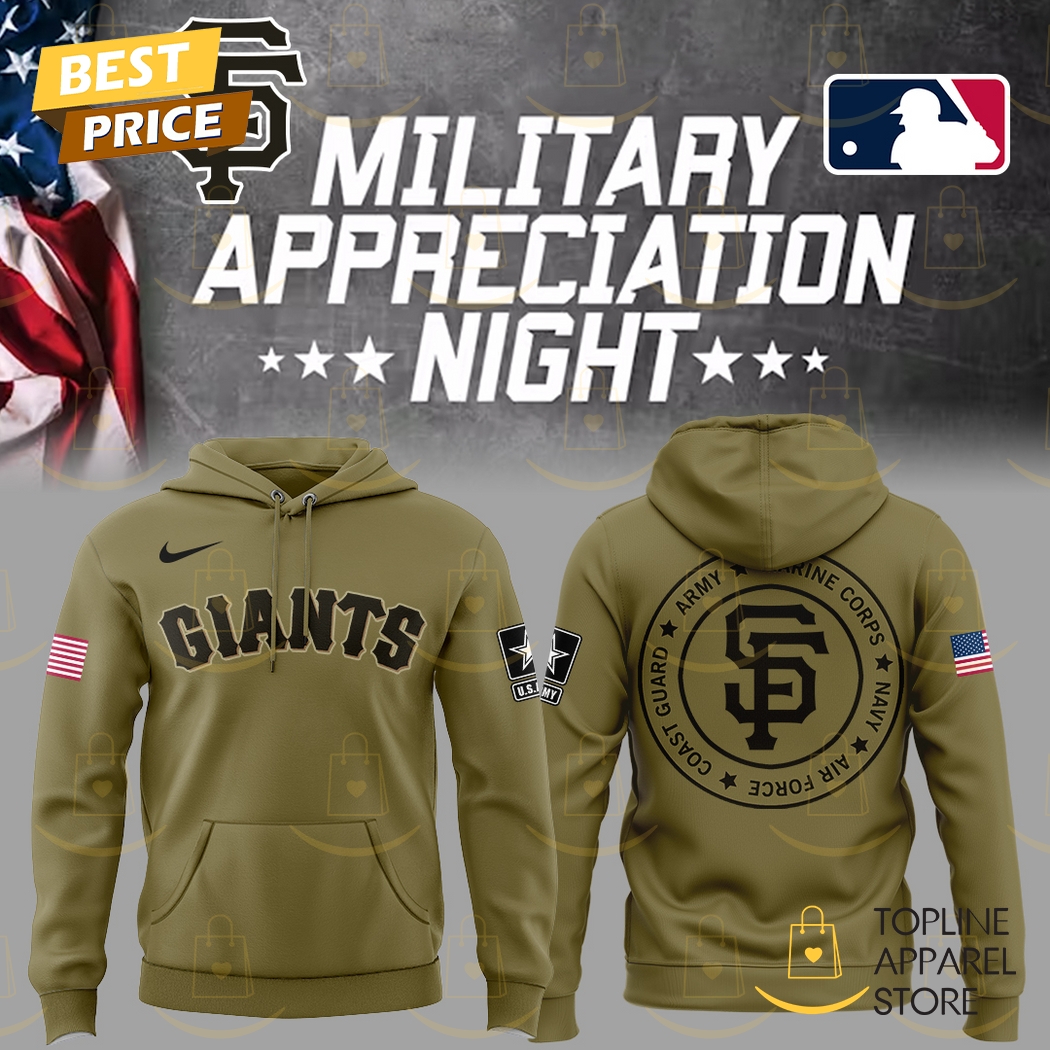 San Francisco Giants x Military Application Night Hoodie Gift For Sport Music Fans
