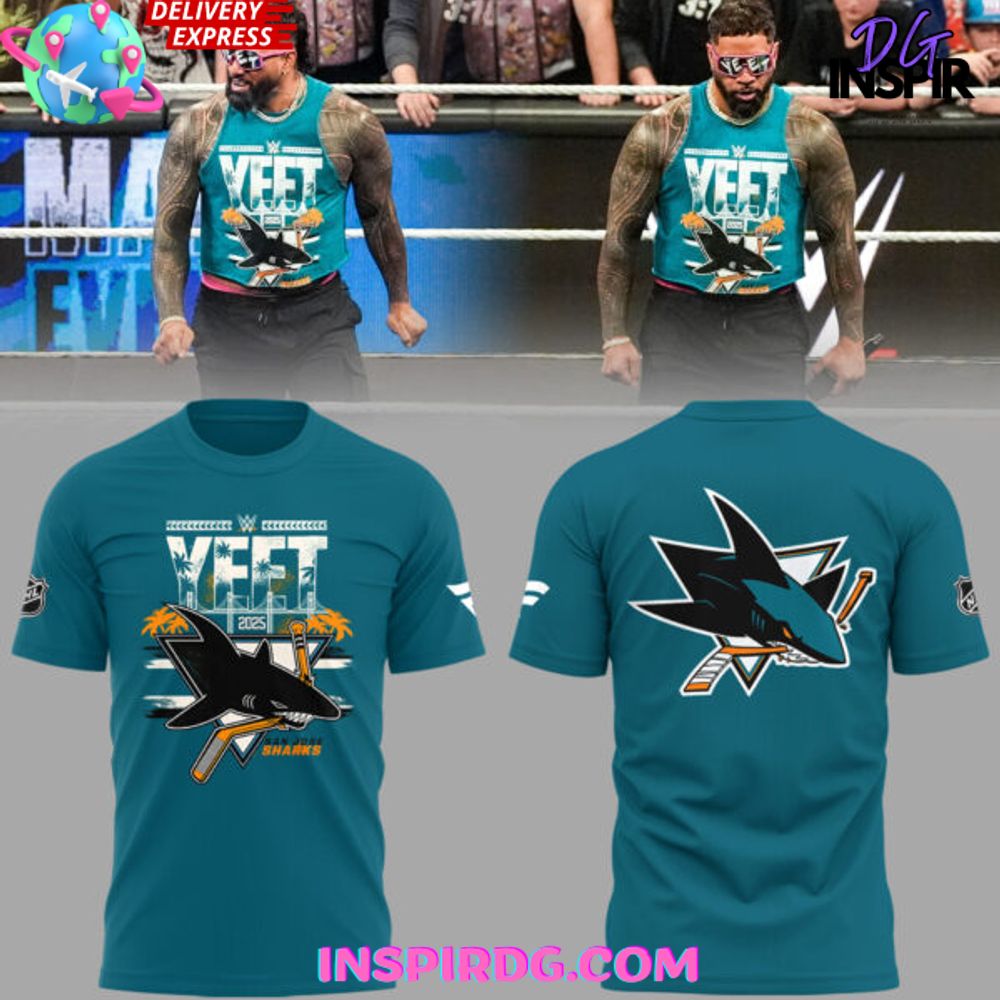 San Jose Sharks YEET Limited Edition T-Shirt Gift For Sport Music Fans