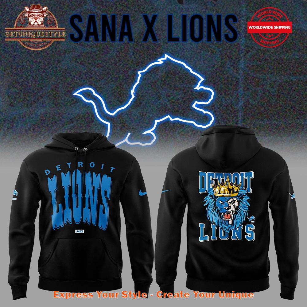 SANA X Detroit Lions Hoodie