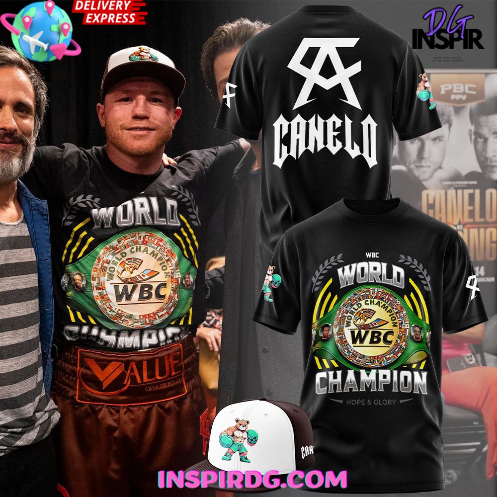 Saul Alvarez WBC Super Middleweight World Champion 2025 T-Shirt Gift For Sport Music Fans