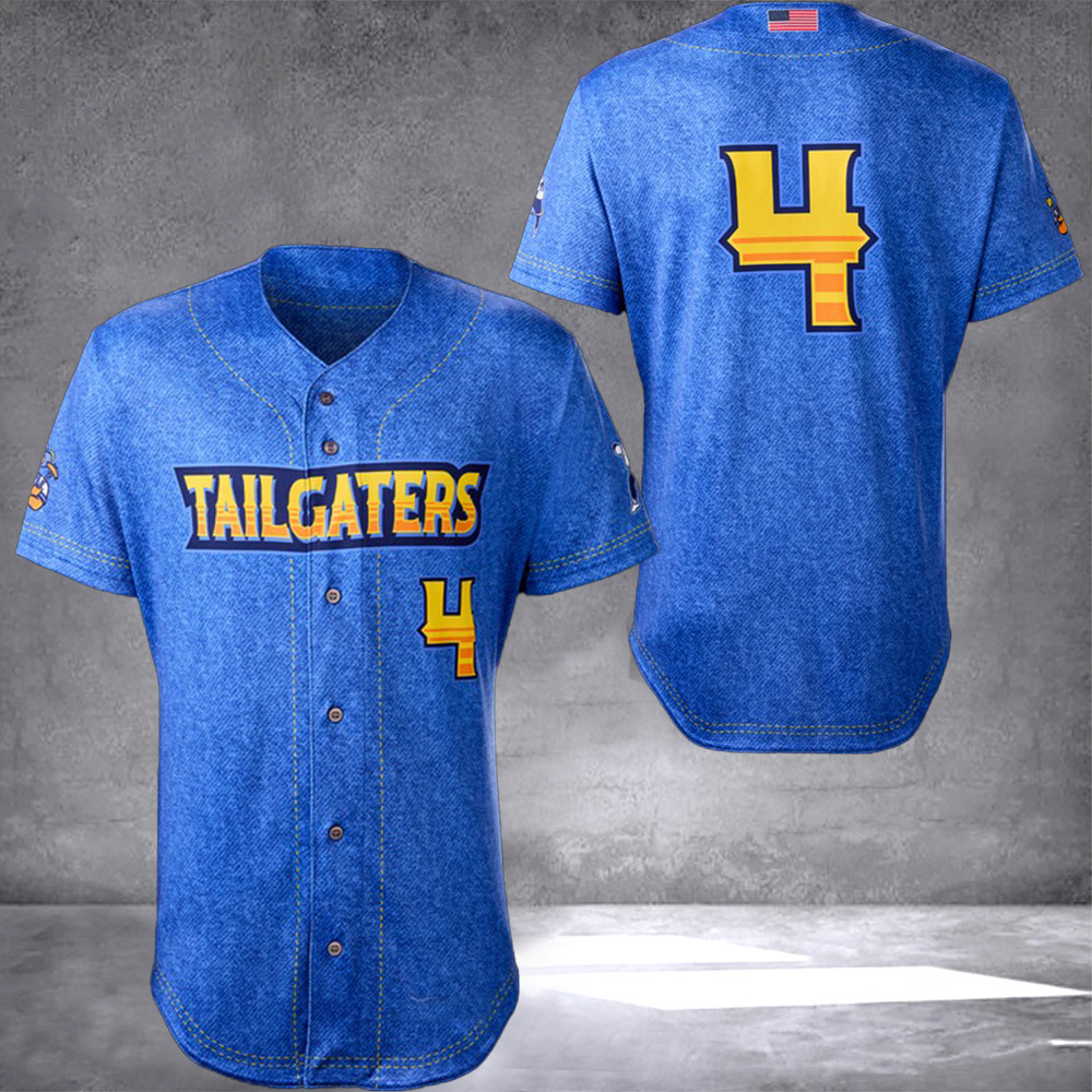Savannah Bananas Jersey #4 Tailgaters EvoShield Jersey Gifts For Baseball Lovers