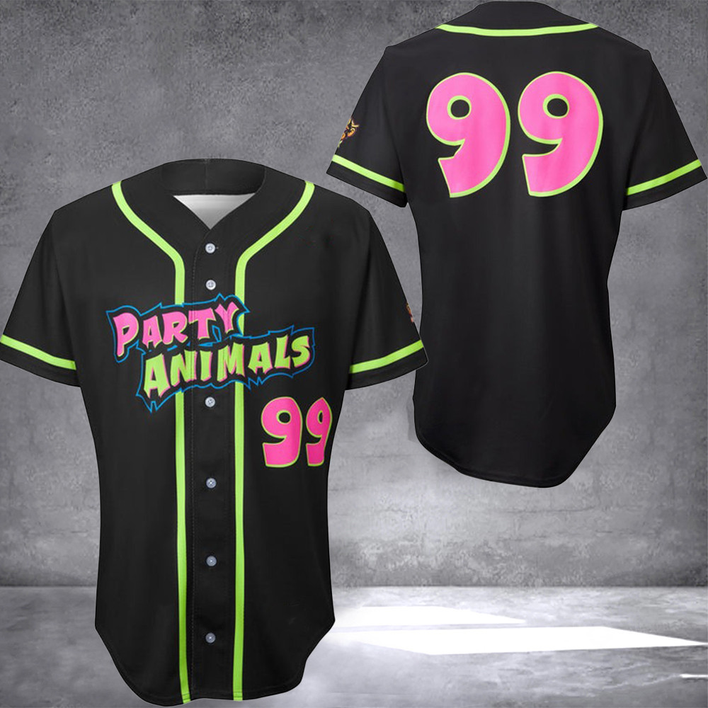 Savannah Bananas Jersey Party Animals EvoShield Jersey Fan Merch Apparel