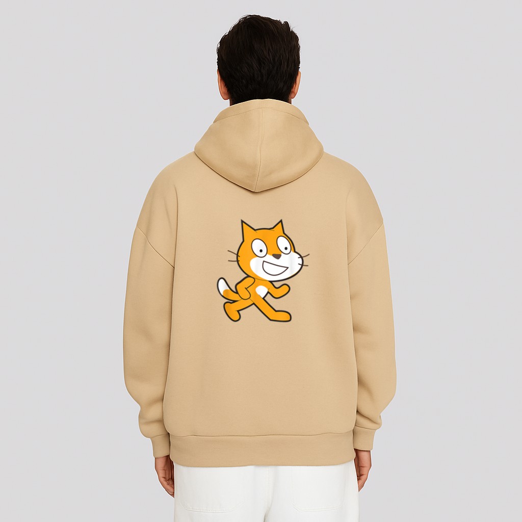 Scratch Programming Language Official Mascot Cat Hoodie