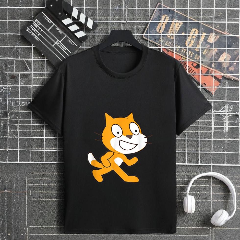 Scratch Programming Language Official Mascot Cat T-Shirt