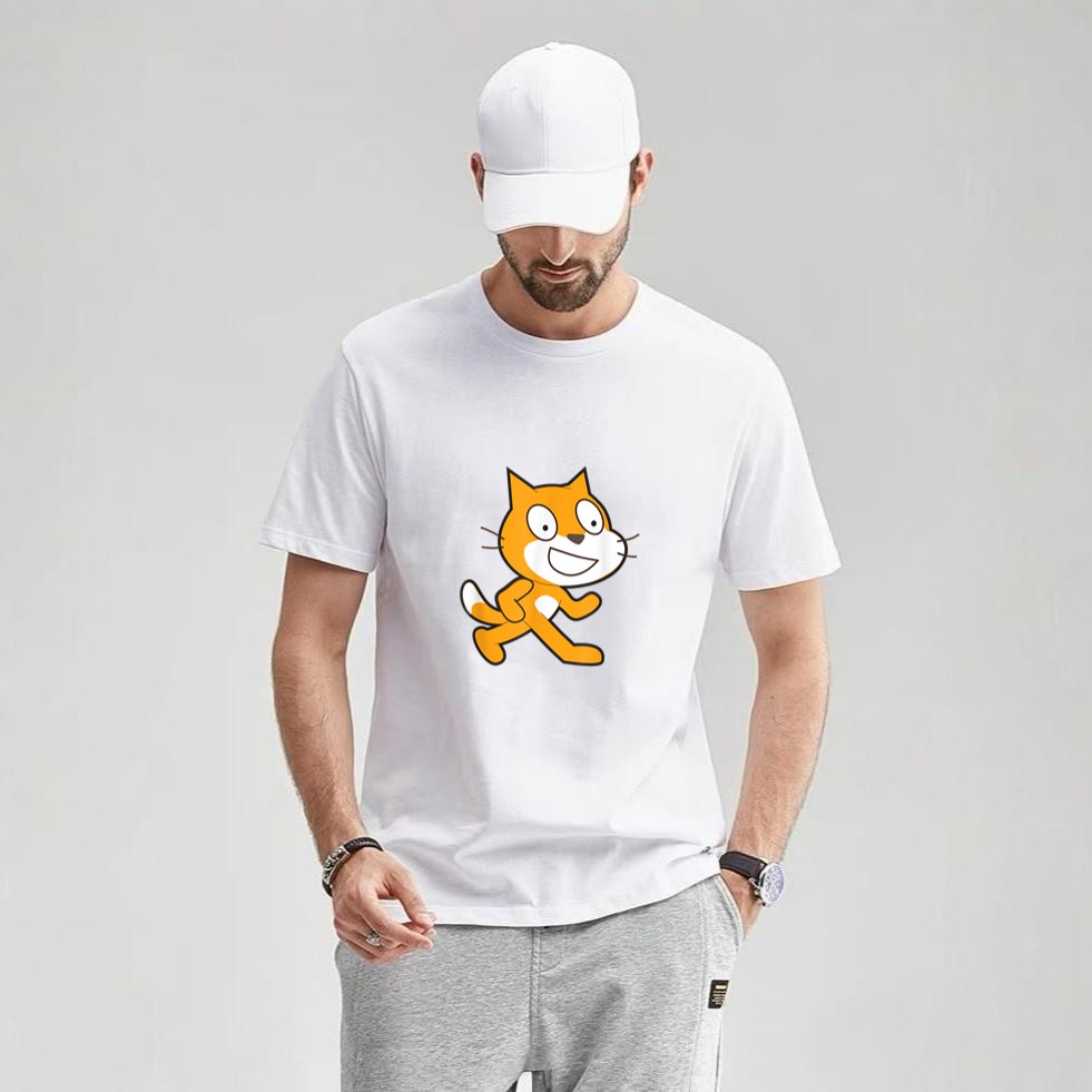 Scratch Programming Language Official Mascot Cat T-Shirt