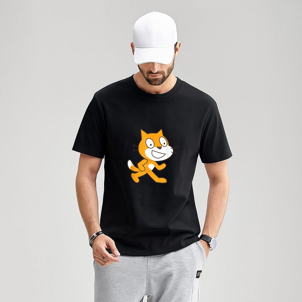 Scratch Programming Language Official Mascot Cat T-Shirt