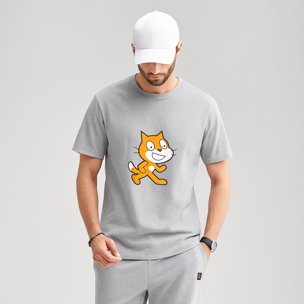 Scratch Programming Language Official Mascot Cat T-Shirt