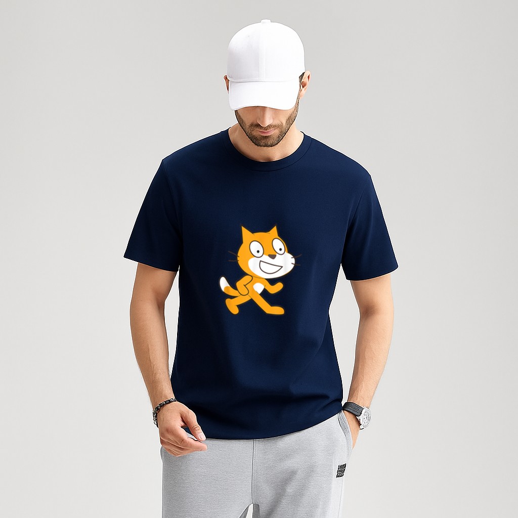 Scratch Programming Language Official Mascot Cat T-Shirt