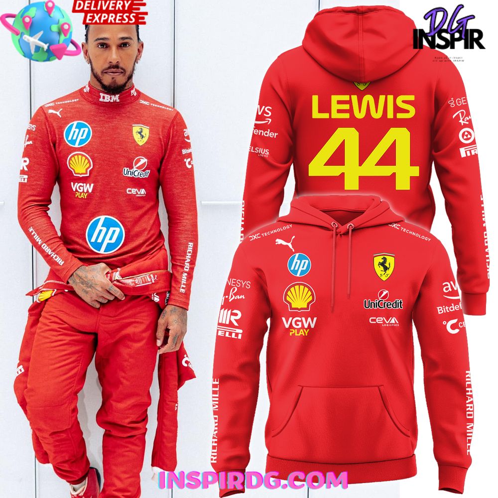 Scuderia Ferrari F1 Lewis 44 Special Hoodie Gift For Sport Music Fans