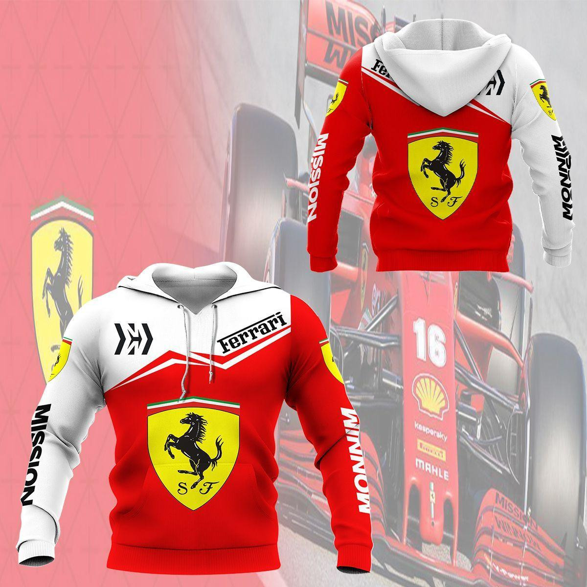 Scuderia Ferrari Luxyry Car 7k953 Fan Gift 3d Zip Hoodie Ii0