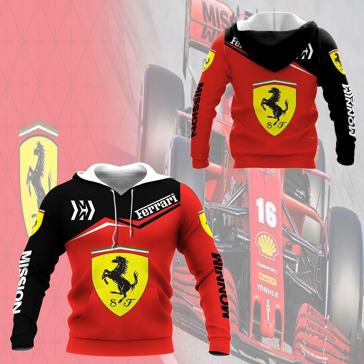 Scuderia Ferrari Luxyry Car 7k955 Fan Gift 3d Zip Hoodie Ii0