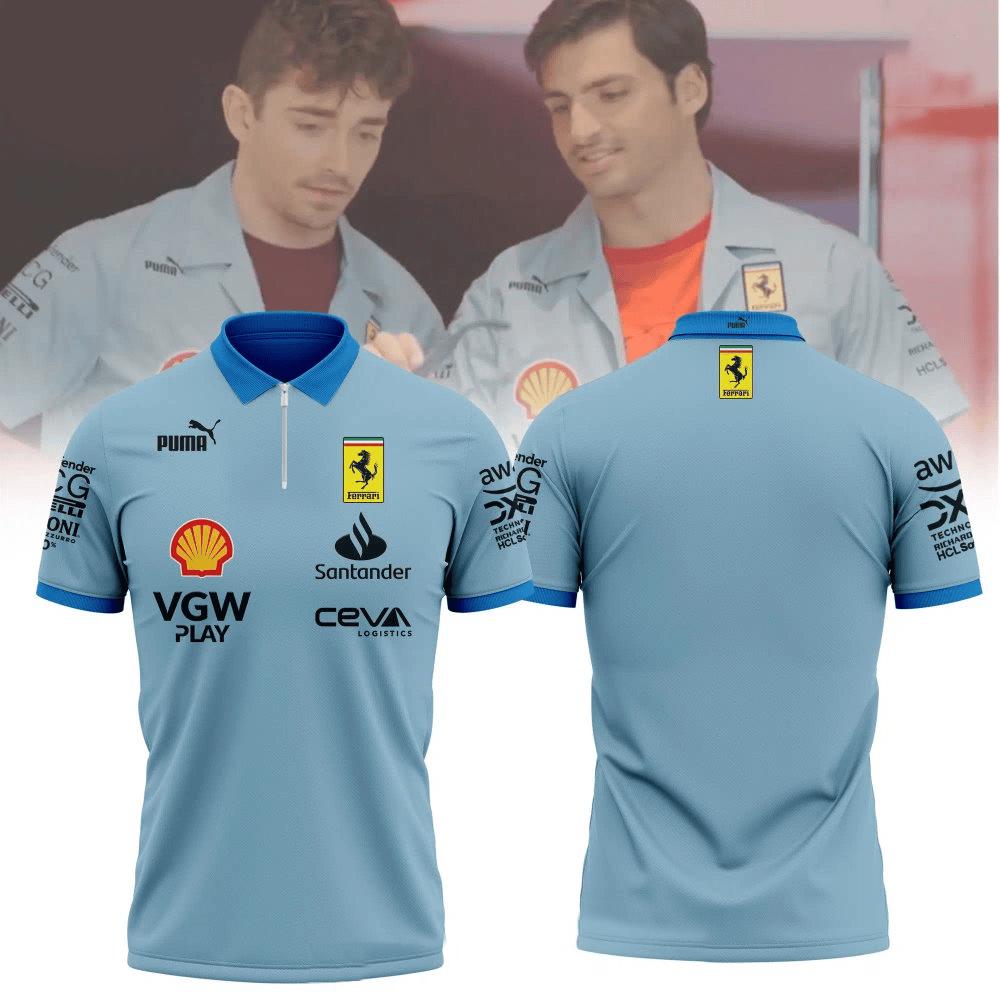 Scuderia Ferrari Team Miami Polo Shirt Scuderia Ferrari Merch Fatherâ€™s Day Gifts For Husband