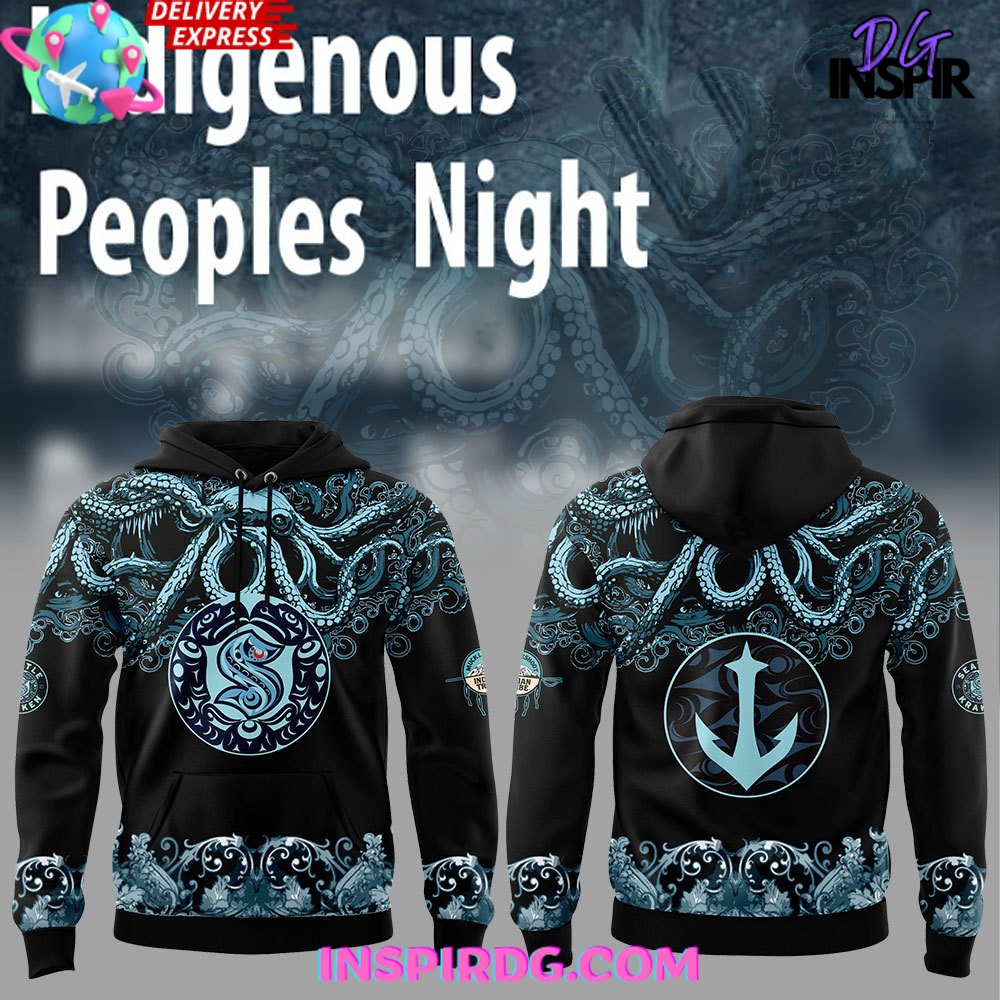 Seattle Kraken Indigenous Peoples Night 2025 Hoodie â€“ NHL Heritage Fan Gift