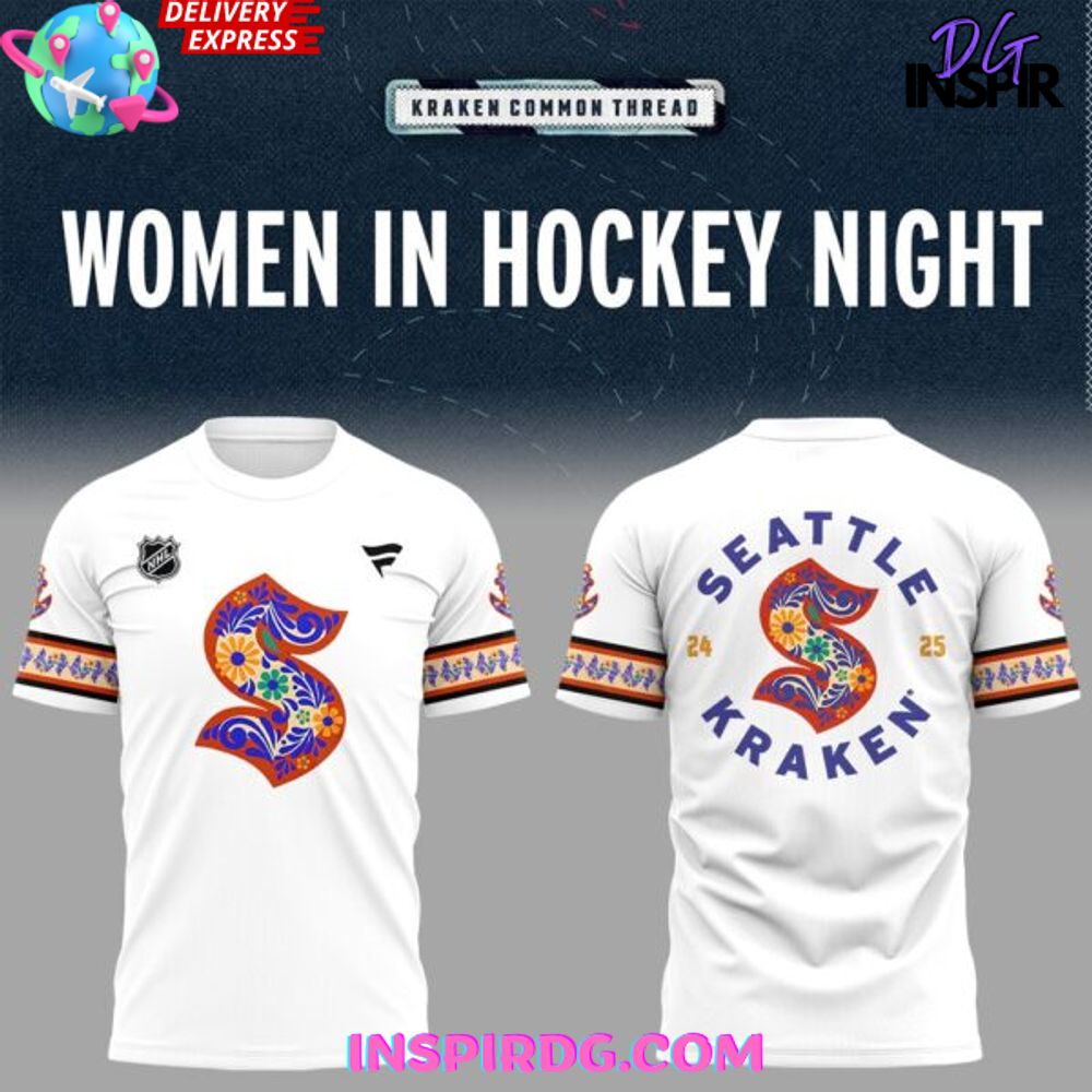 Seattle Kraken Women in Hockey Night Special Edition T-Shirt Gift For Sport Music Fans