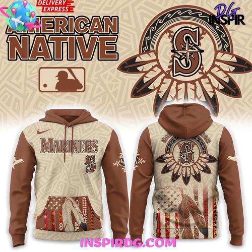 Seattle Mariners Native American Heritage Honor 2025 Special Hoodie Premium Merchandise