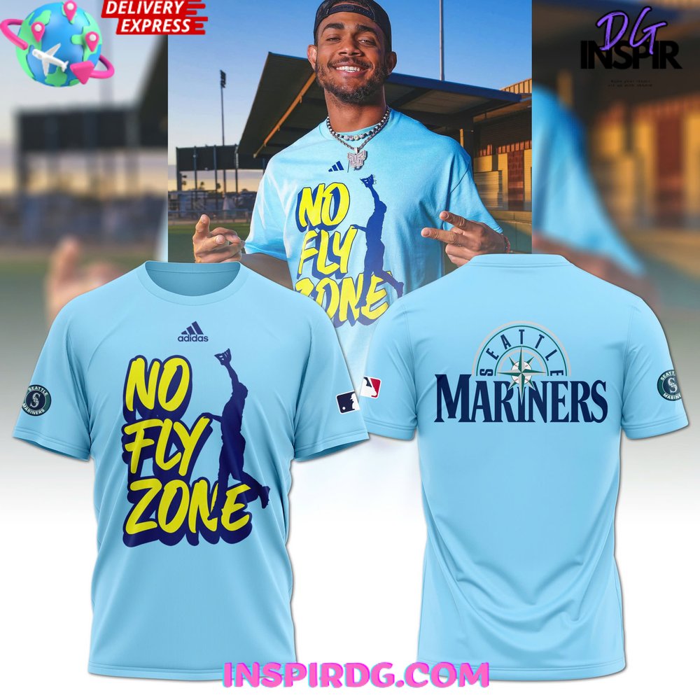 Seattle Mariners No Fly Zone Special Edition T-Shirt Gift For Sport Music Fans