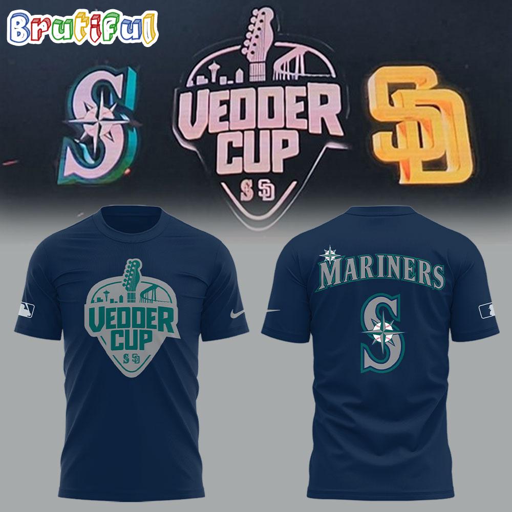 Seattle Mariners x Happy Vedder Cup 2025 3D Printed Shirt