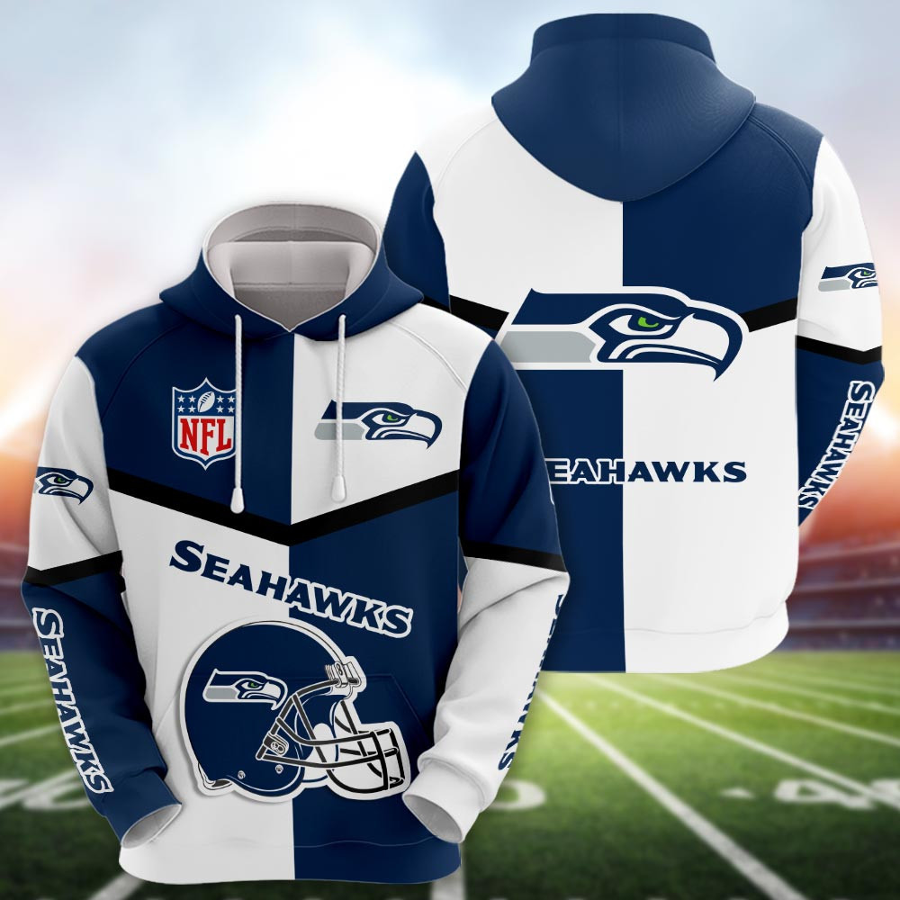 Seattle Seahawks 3D printed Sweatshirt Hoodie Zipped Hoodie