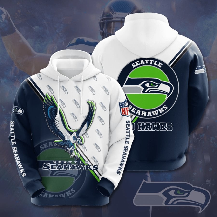 Seattle Seahawks Logo NFL Football Team Hoodie