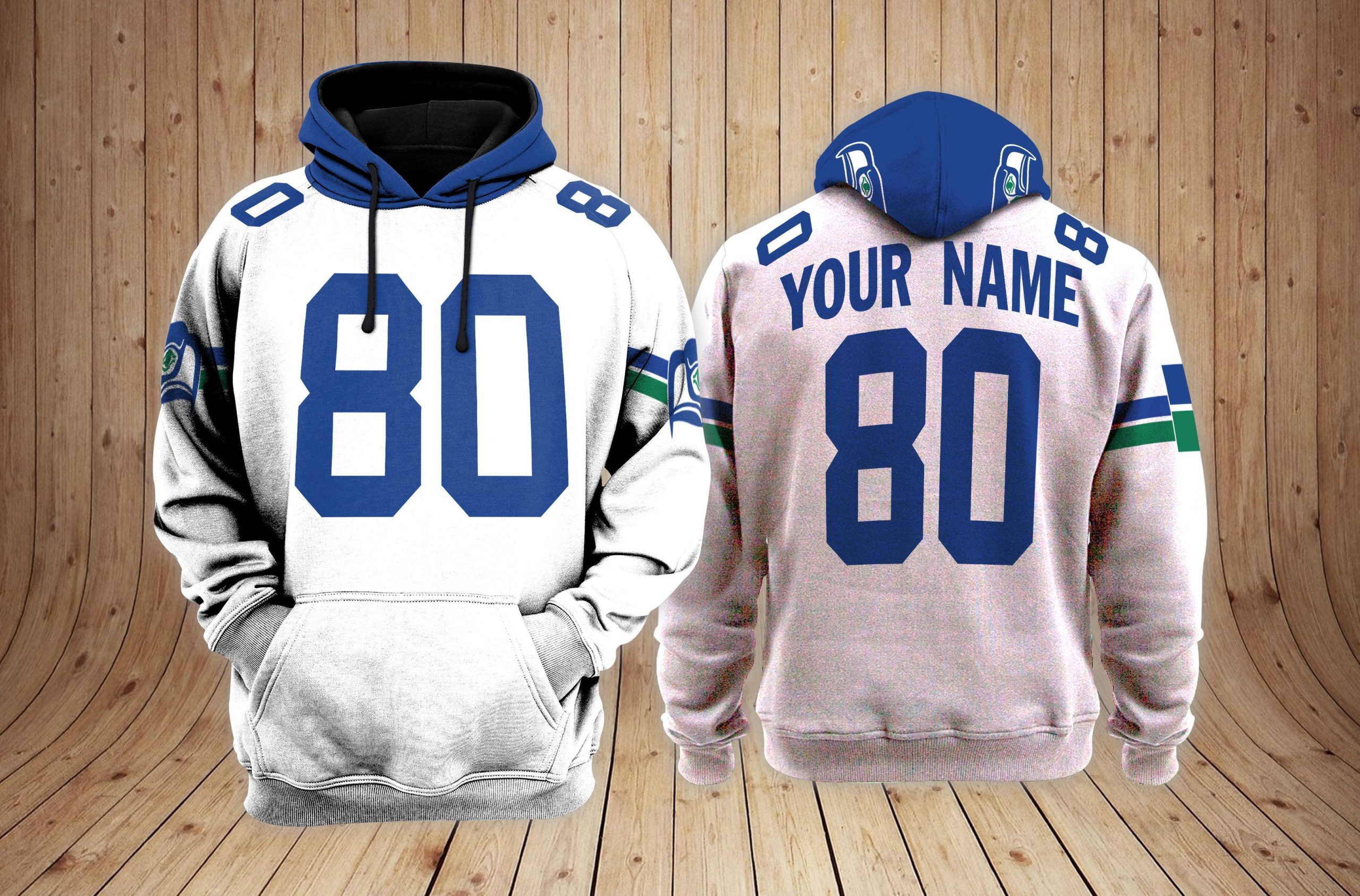 Seattle Seahawks NFL Team 3D Hoodie