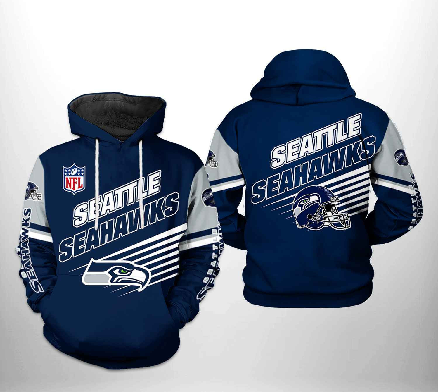 Seattle Seahawks NFL Team Hoodie Zip Hoodie