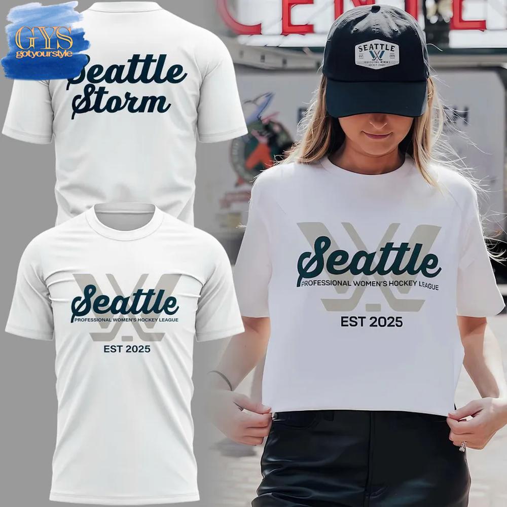Seattle Storm PWHL White Shirt Gift For Sport Music Fans