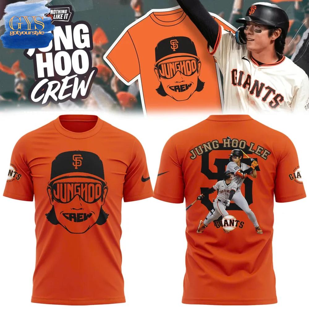 SF Giants Jung Hoo Crew T-Shirt Gift For Sport Music Fans