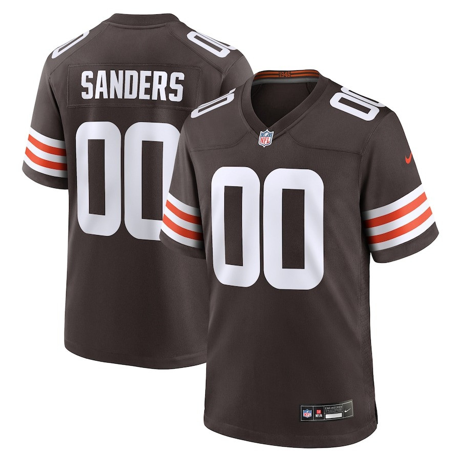 Shedeur Sanders Cleveland Browns Jersey 2025 NFL Draft Game Player Jersey Fan Merch