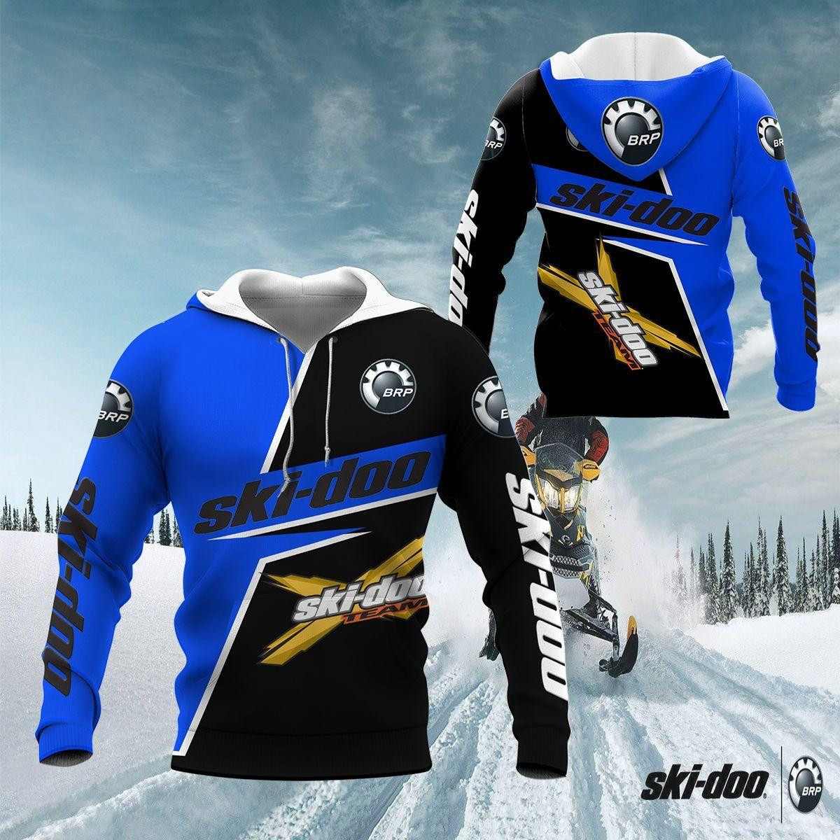 Ski-doo Shirt Fan Gift 455 Version Unisex 3d Hoodie Zip Hoodie