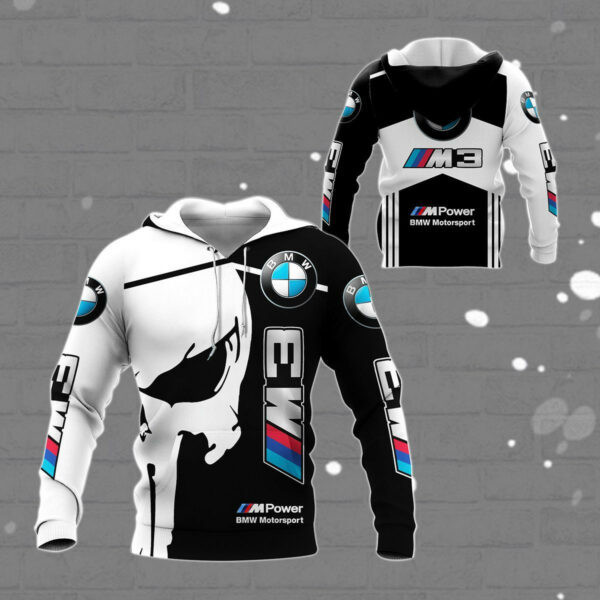 Skull Bmw Sports Car 8k379 Fan Gift 3d Zip Hoodie Ii0 1951 Gift For Sport Music Fans