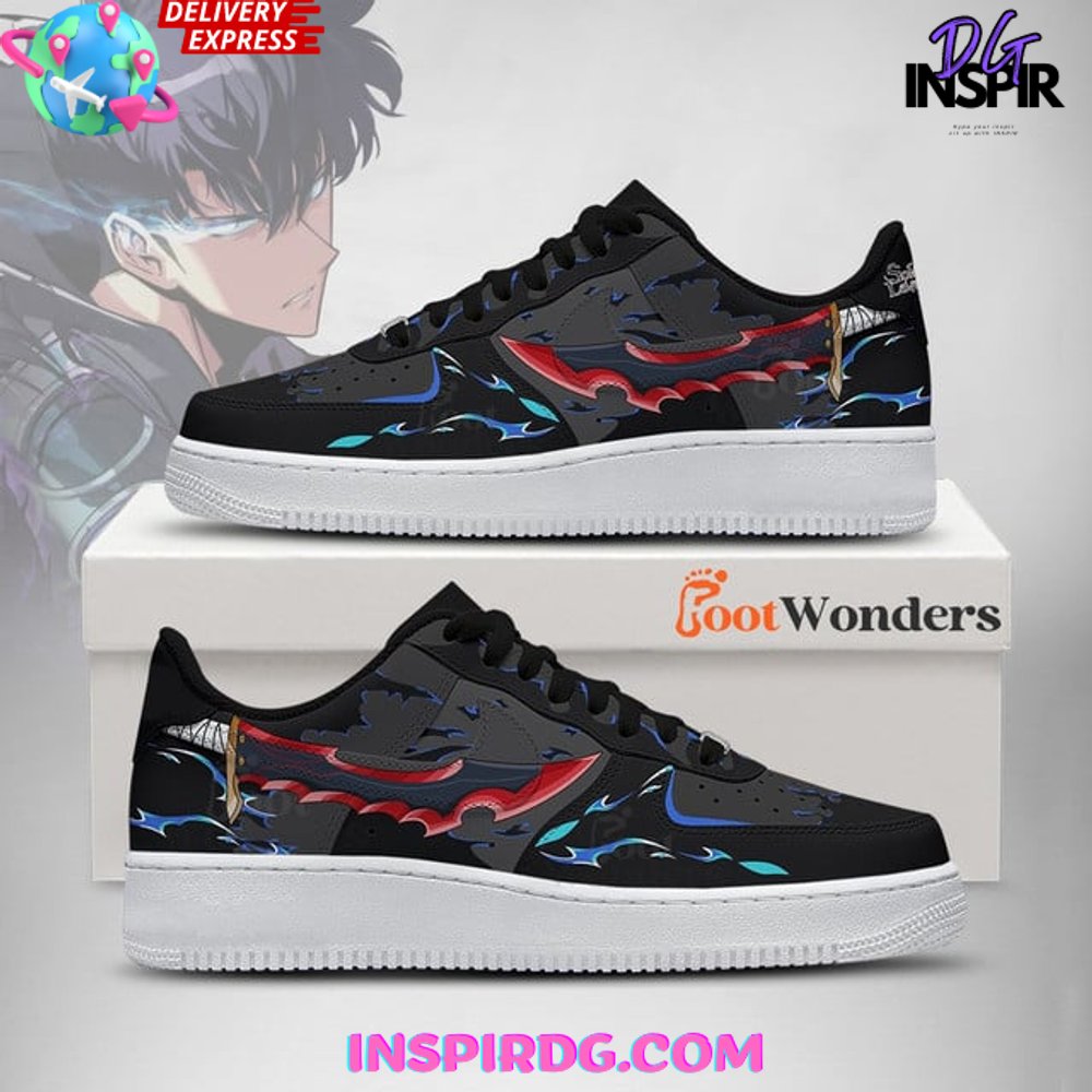 Solo Leveling Sung Jin-Woo Air Force 1 Sneakers
