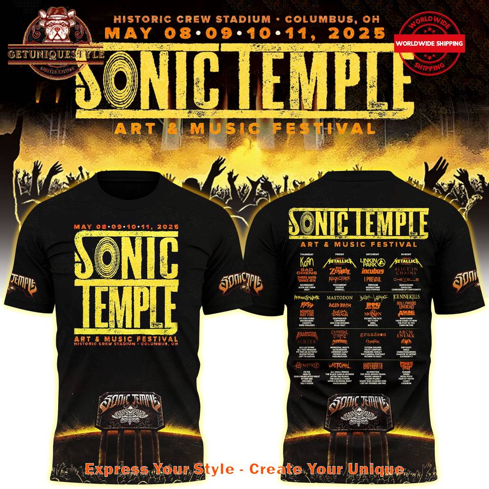 Sonic Temple Art And Music Festival 2025 Shirt